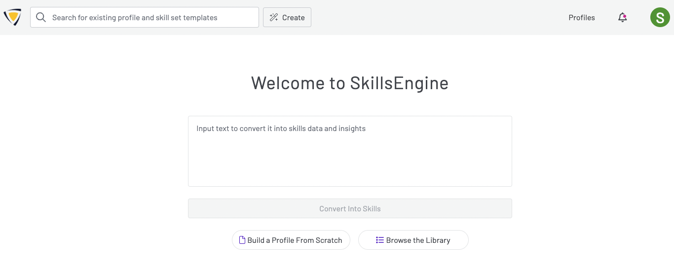 Convert Text to Skills