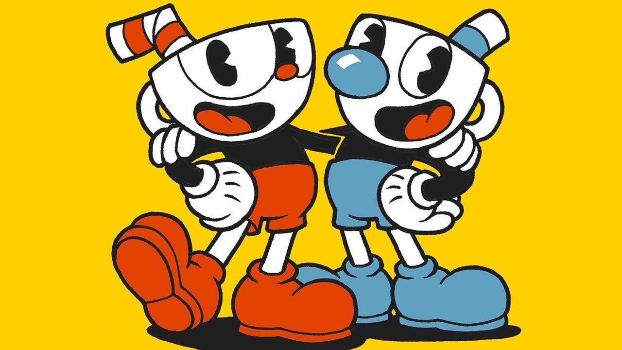 The Official Picture of Cuphead featuring its main characters, One of the video games to play on Chromebook