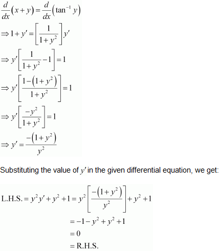 NCERT Solutions class 12 Maths Differential Equations