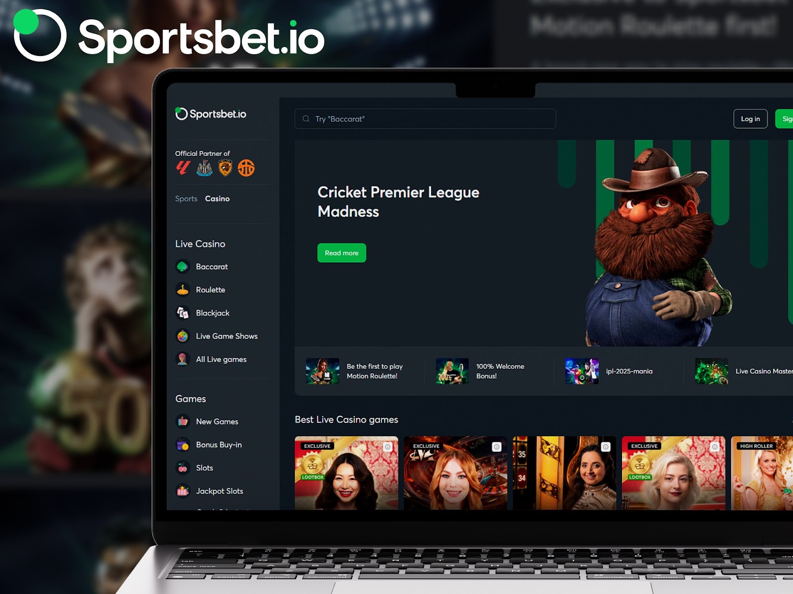 Sportsbet.io: Online Betting and Casino in India