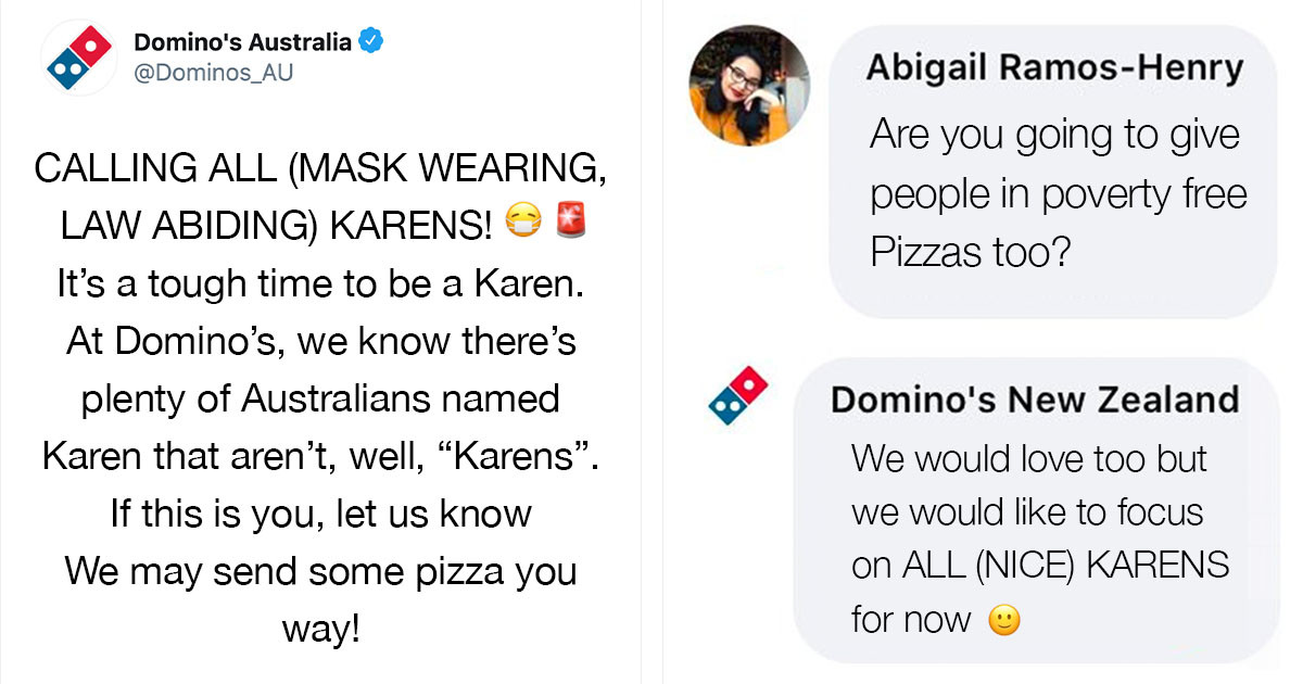 Social Media Mistakes, Domino's "Nice Karen" Campaign