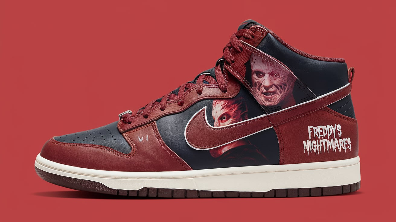 Nike Dunk Stickers Freddy Krueger