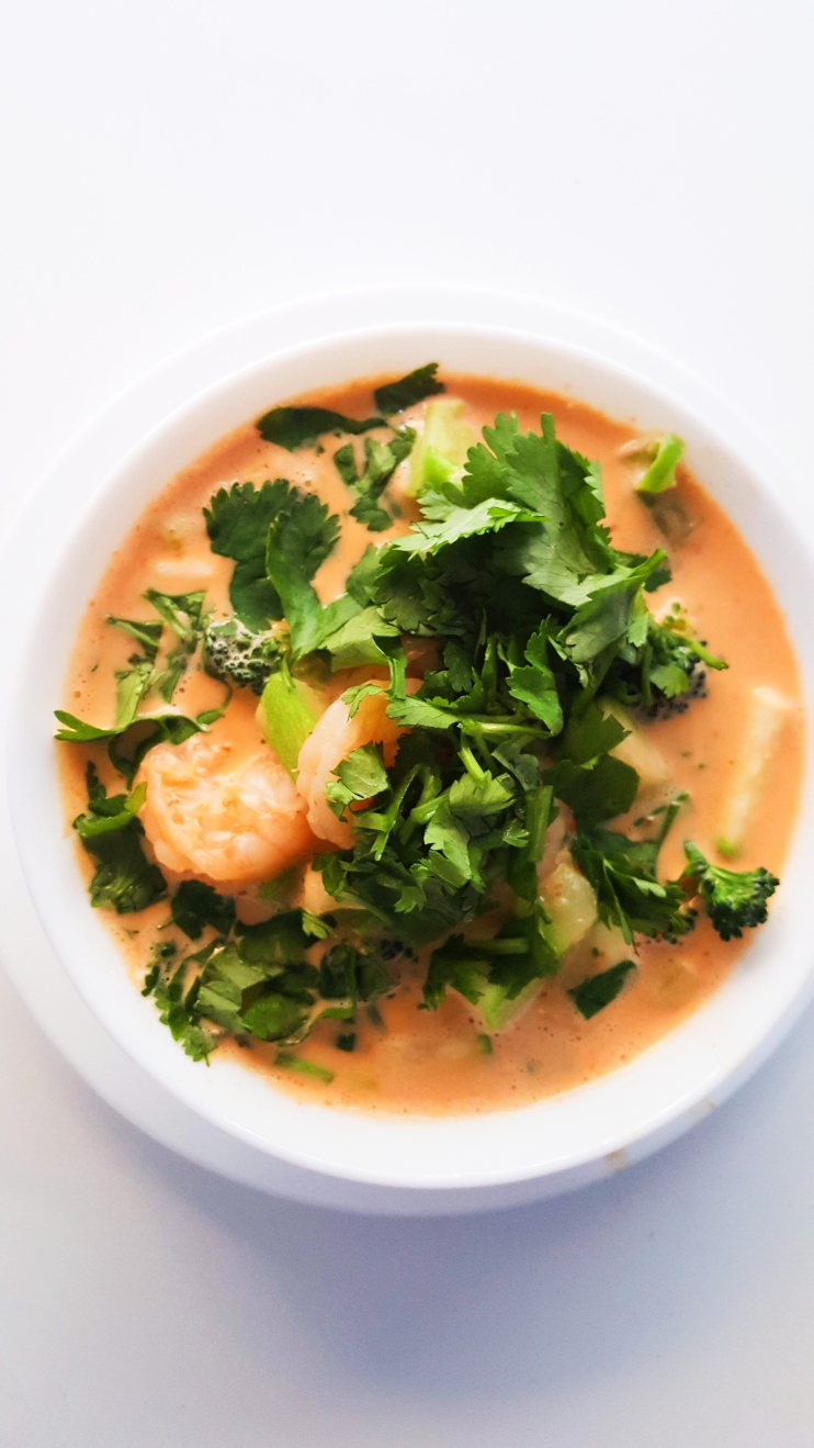 shrimp coconut curry soup