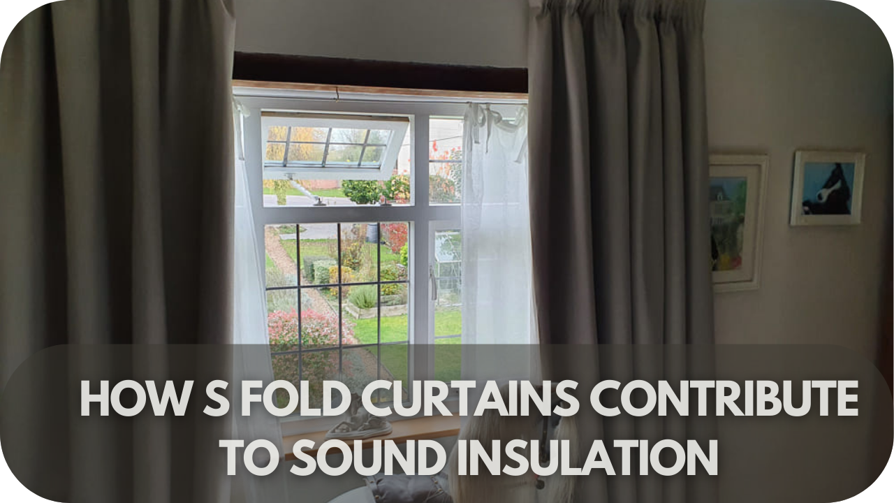 S Fold curtains and their sound insulation benefits