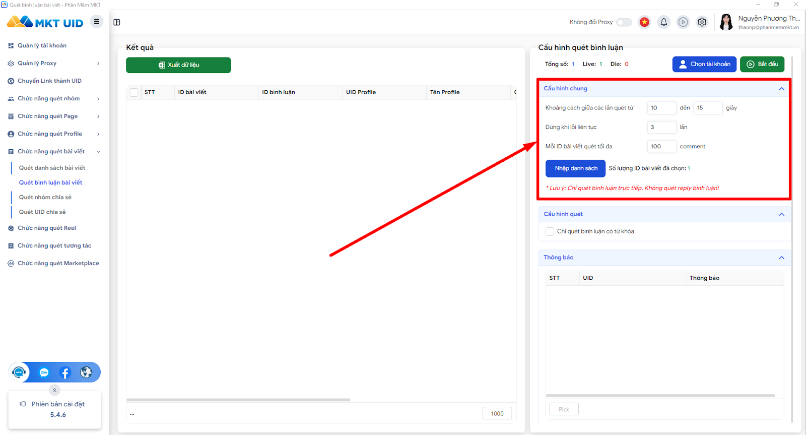 Cách lọc comment Give Away trên Facebook bằng MKT UID
