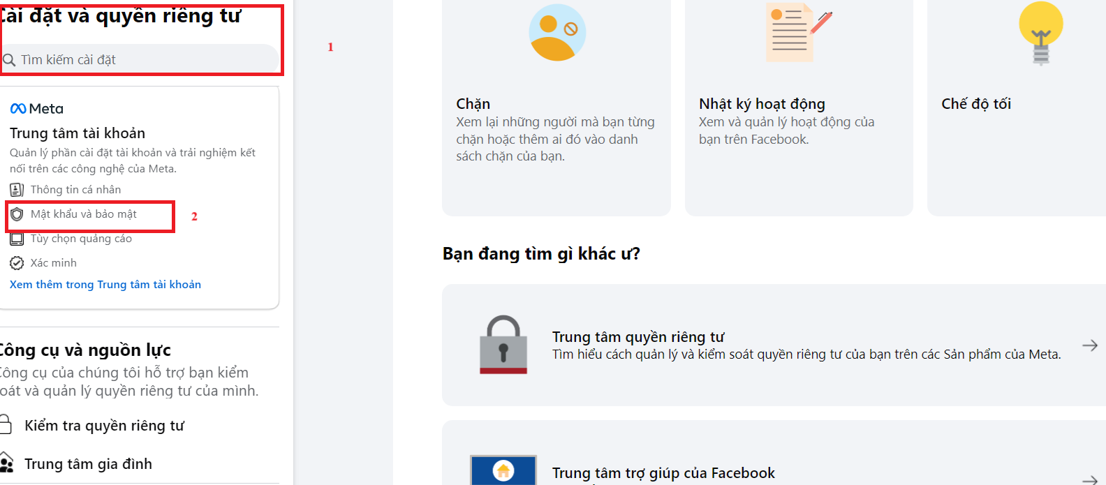 Bảo Mật 2 Lớp Facebook