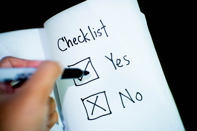 an image of a checklist depicting the checklist of q's to ask when purchasing steroids