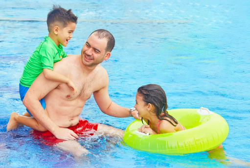 A person and a child in a pool

AI-generated content may be incorrect.