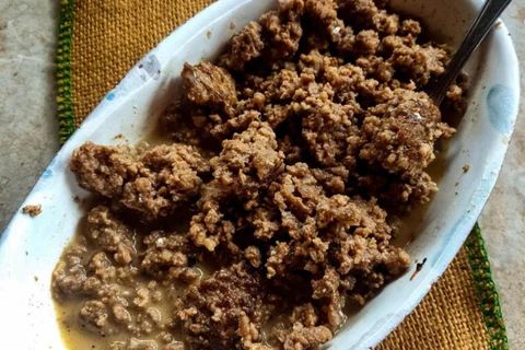 Carnivore Stroganoff with Ground Beef