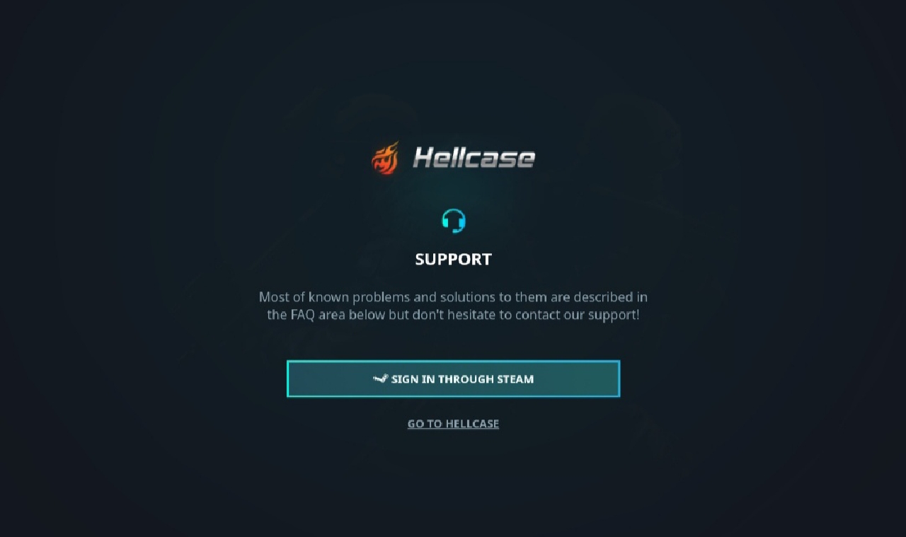 Lack of support in Hellcase