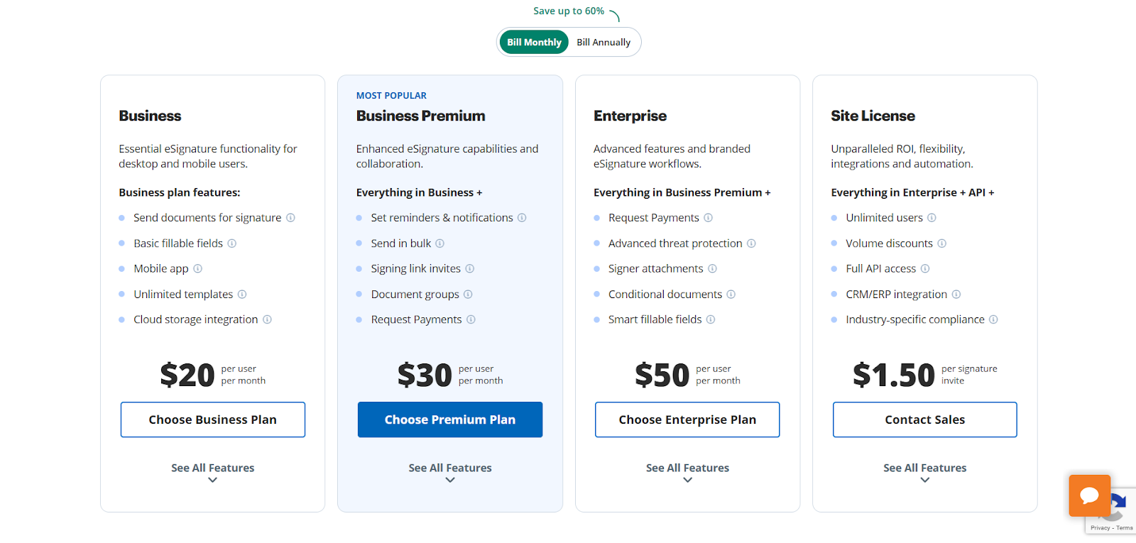 SignNow pricing