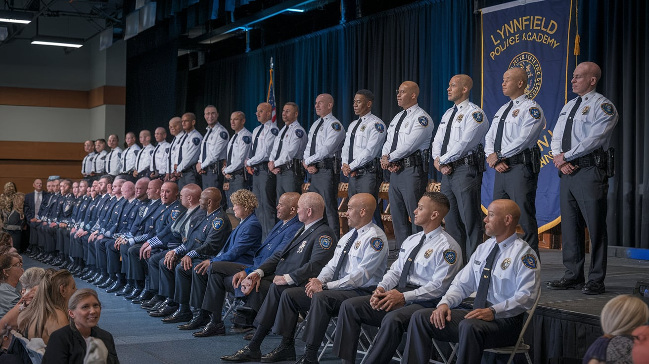 Certificate Ceremony Officers Class Lynnfield Police Academy