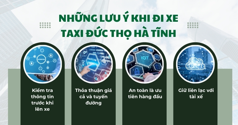 Những lưu ý khi đi xe Taxi Đức Thọ Hà Tĩnh