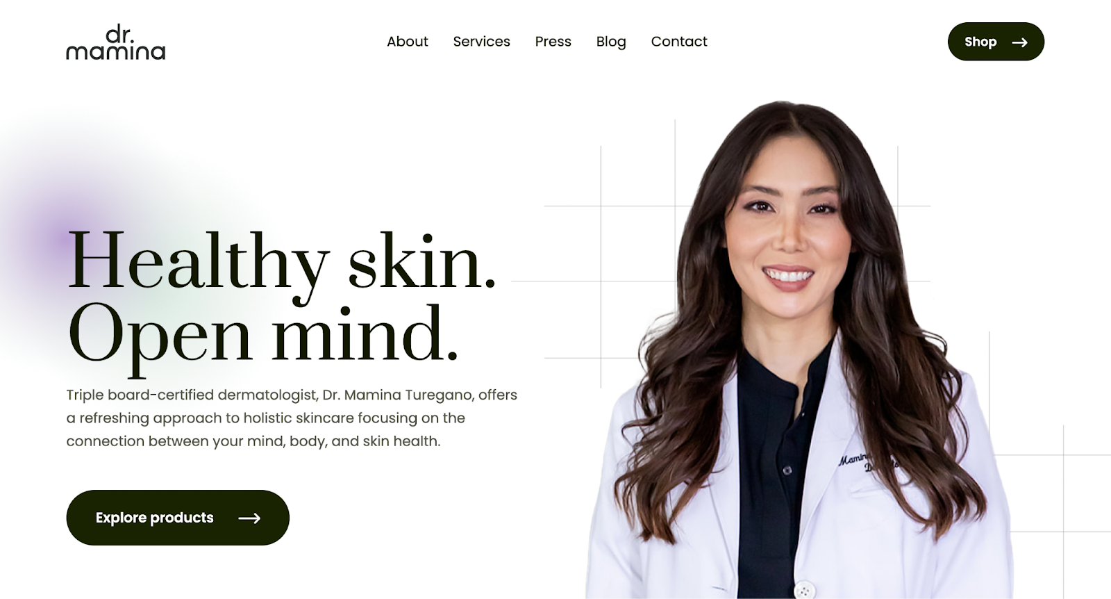 dr. mamina influencer website