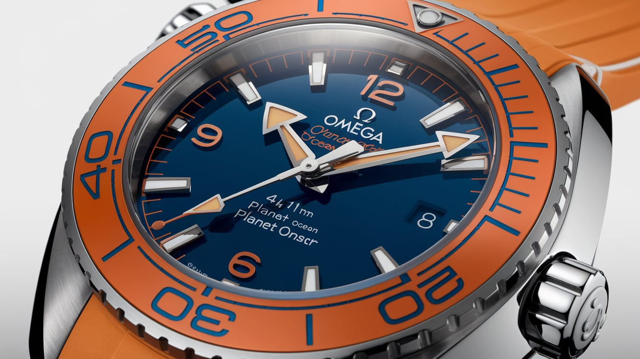  The 44.1mm Orange Omega Planet Ocean Bezel Insert: A Bold, Functional Upgrade for Your Timepiece