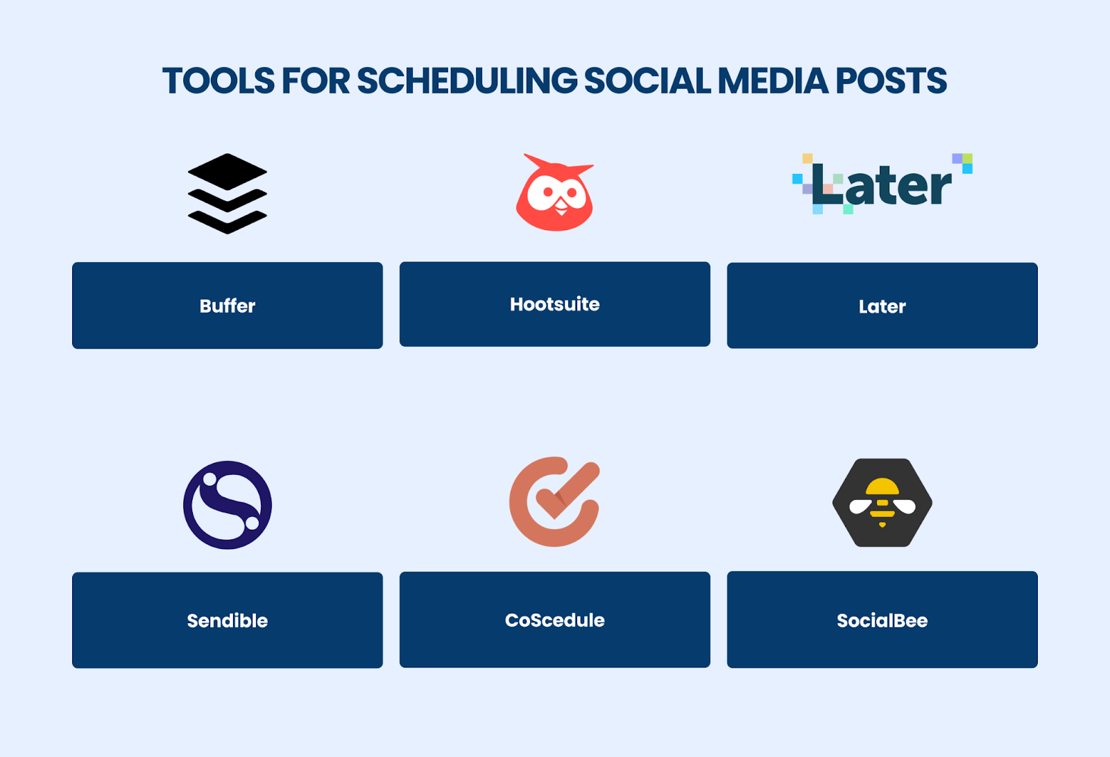 tools for scheduling social media posts