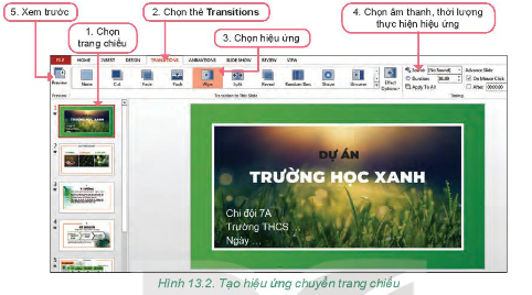 BÀI 13: THỰC HÀNH TỔNG HỢP: HOÀN THIỆN BÀI TRÌNH CHIẾU