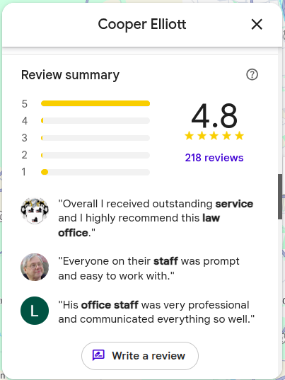 GBP has its own rating system.