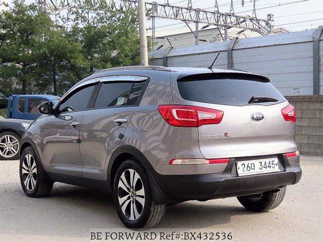 Kia Sportage R 
Back view from side angle