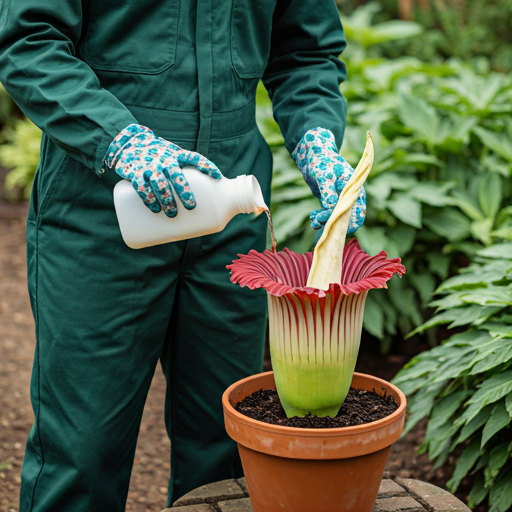 Fertilizing the Corpse Flower