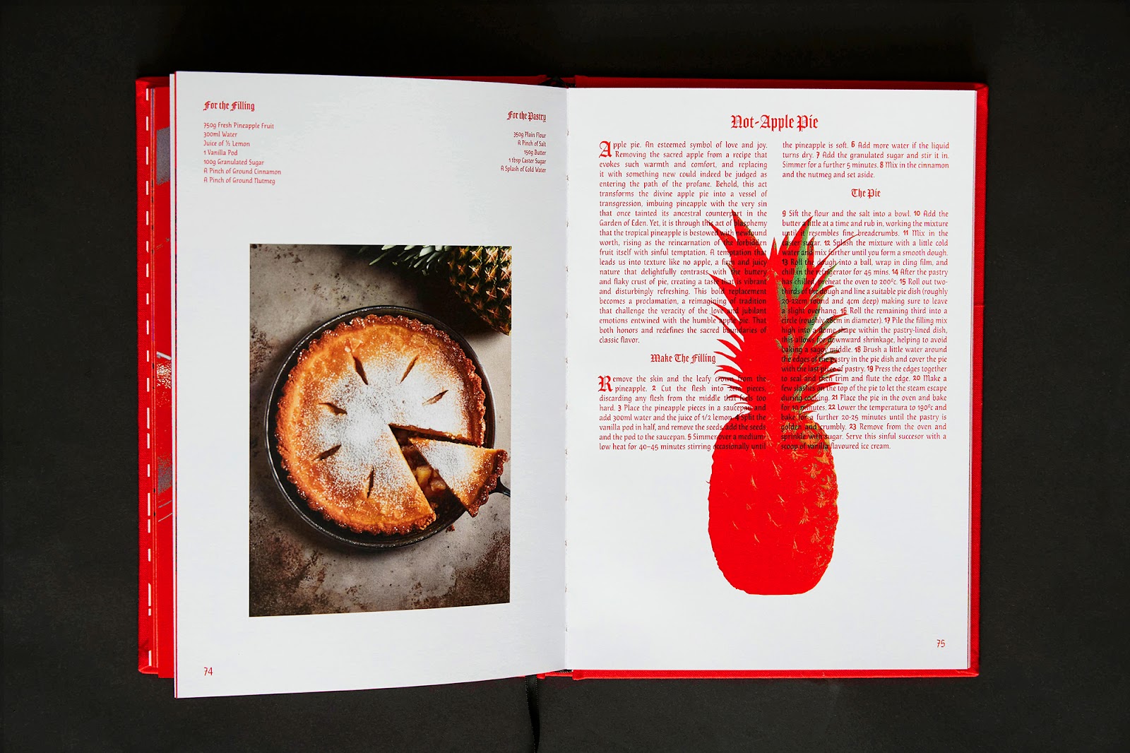 Image from the Blasphemy: A Radical Take on Editorial Design and Culinary Rebellion article on Abduzeedo