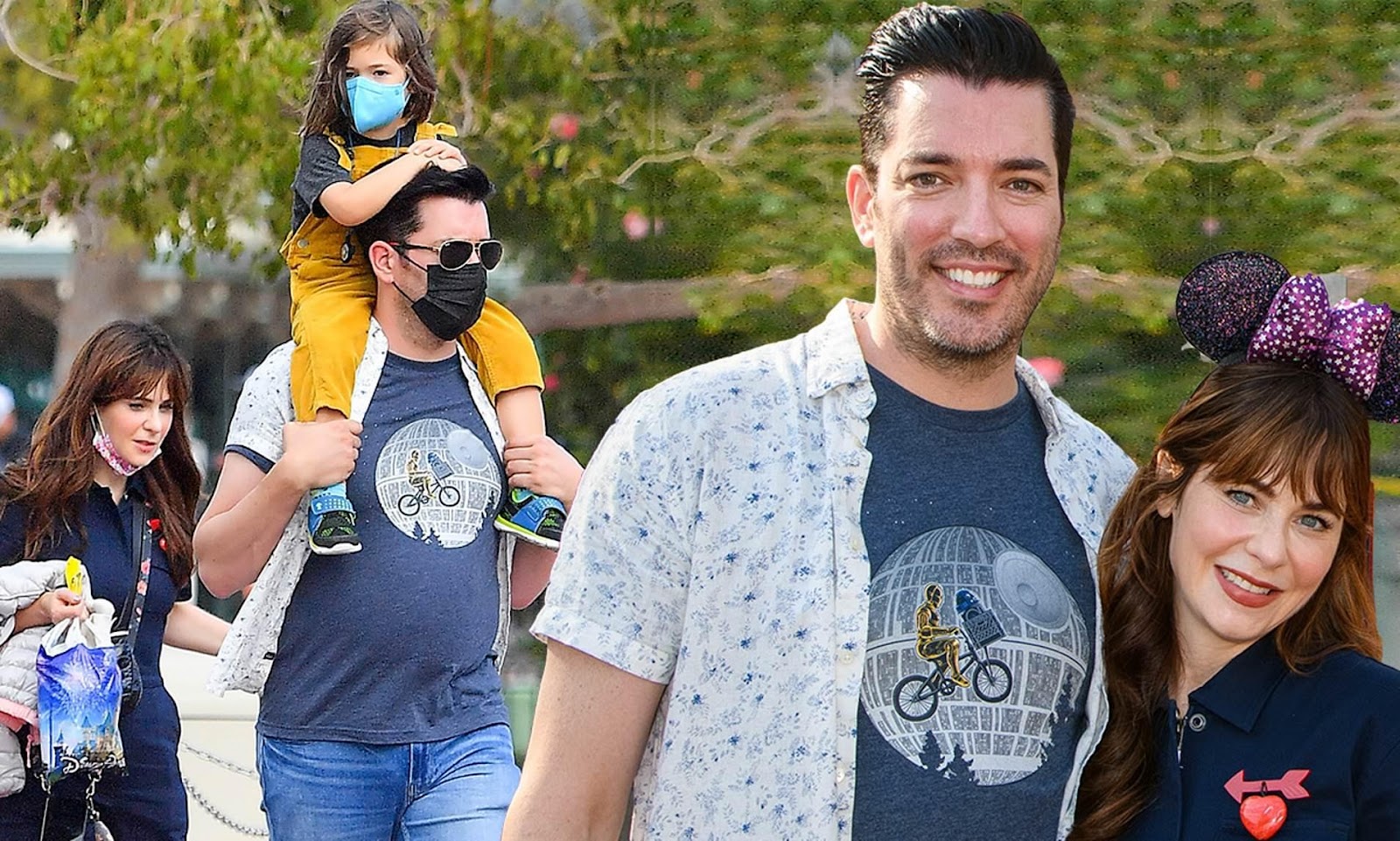 Zooey Deschanel spends the day at Disneyland with her kids and boyfriend  Jonathan Scott | Daily Mail Online