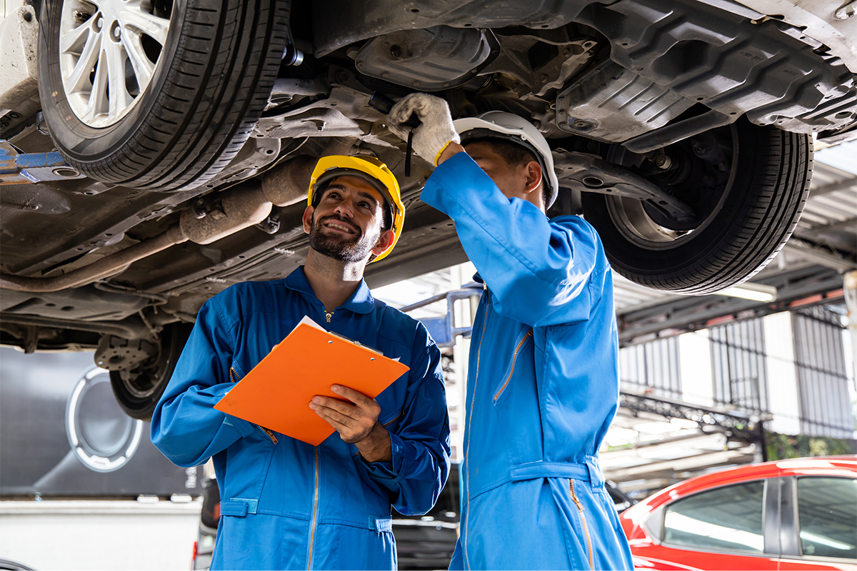 steering and suspension inspections