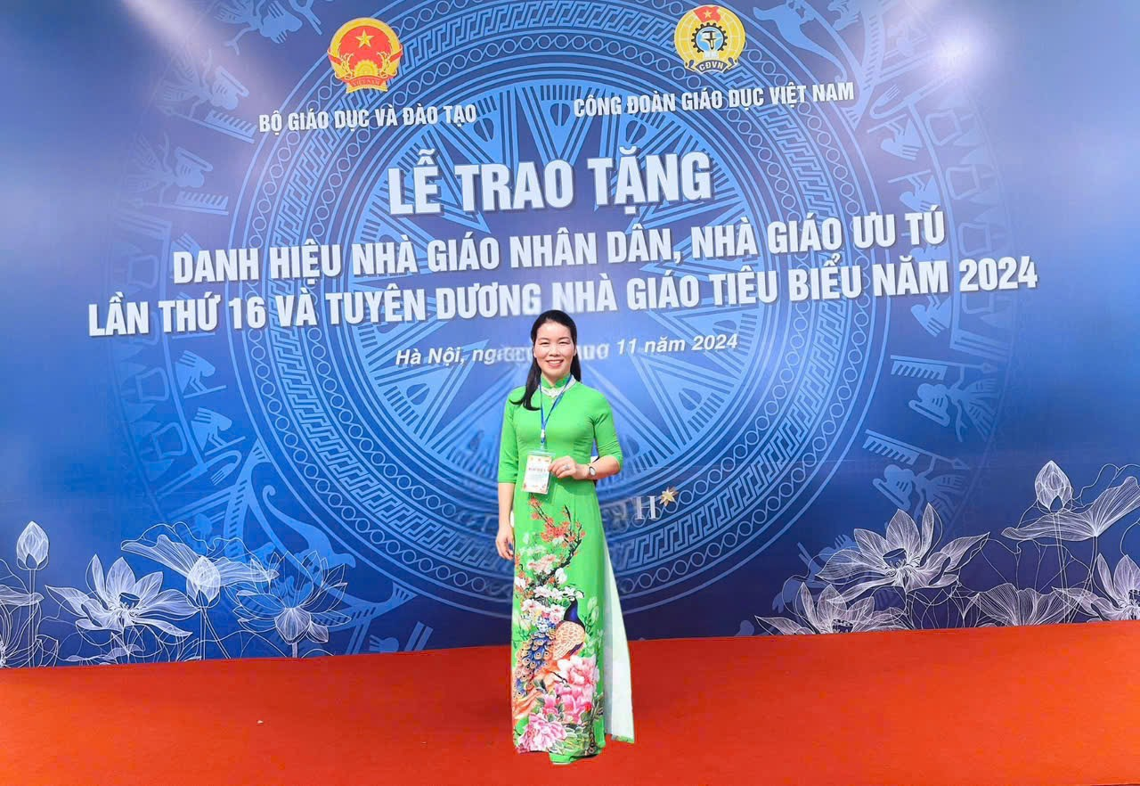 Nhà giáo Ưu tú, Hiệu trưởng Bùi Thị Anh – Nhà giáo tâm huyết, nhân ái và giàu tình yêu thương