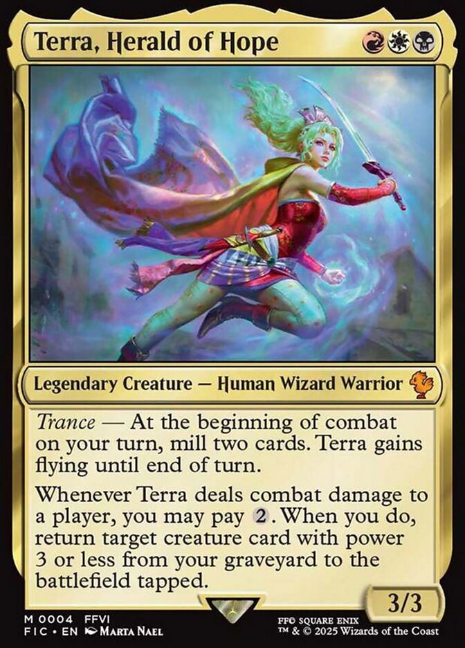 Magic the Gathering Final Fantasy - Terra, Herald of Hope