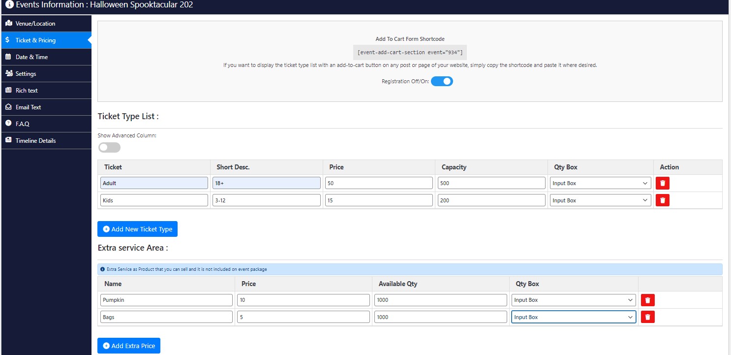 How to create Halloween Events using the WordPress Event Registration Plugin​ 18