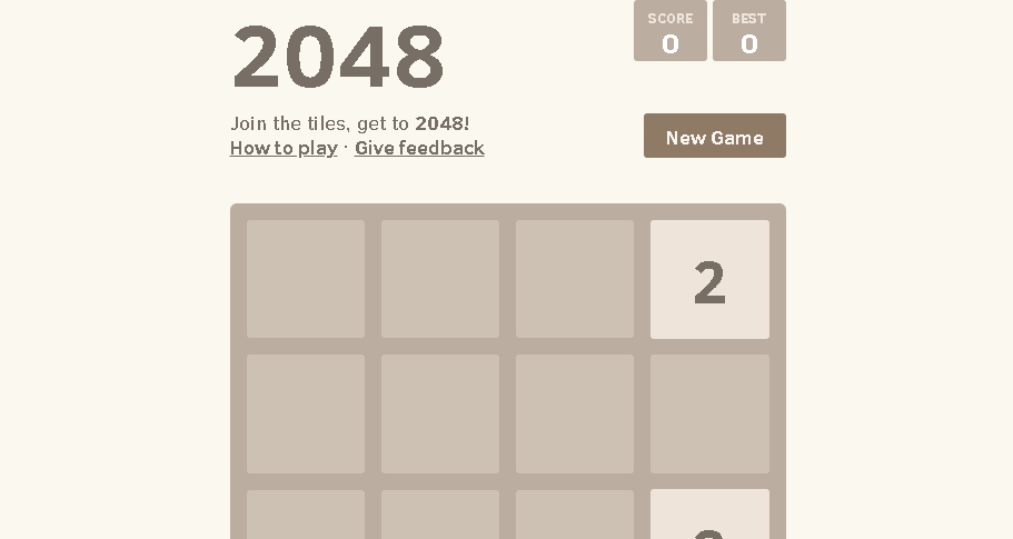 2048 is a puzzle game