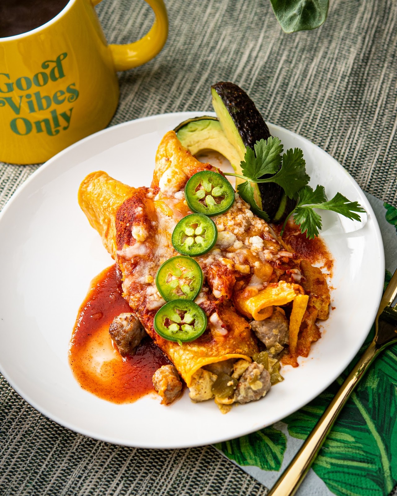 Instant Pot Breakfast Enchiladas