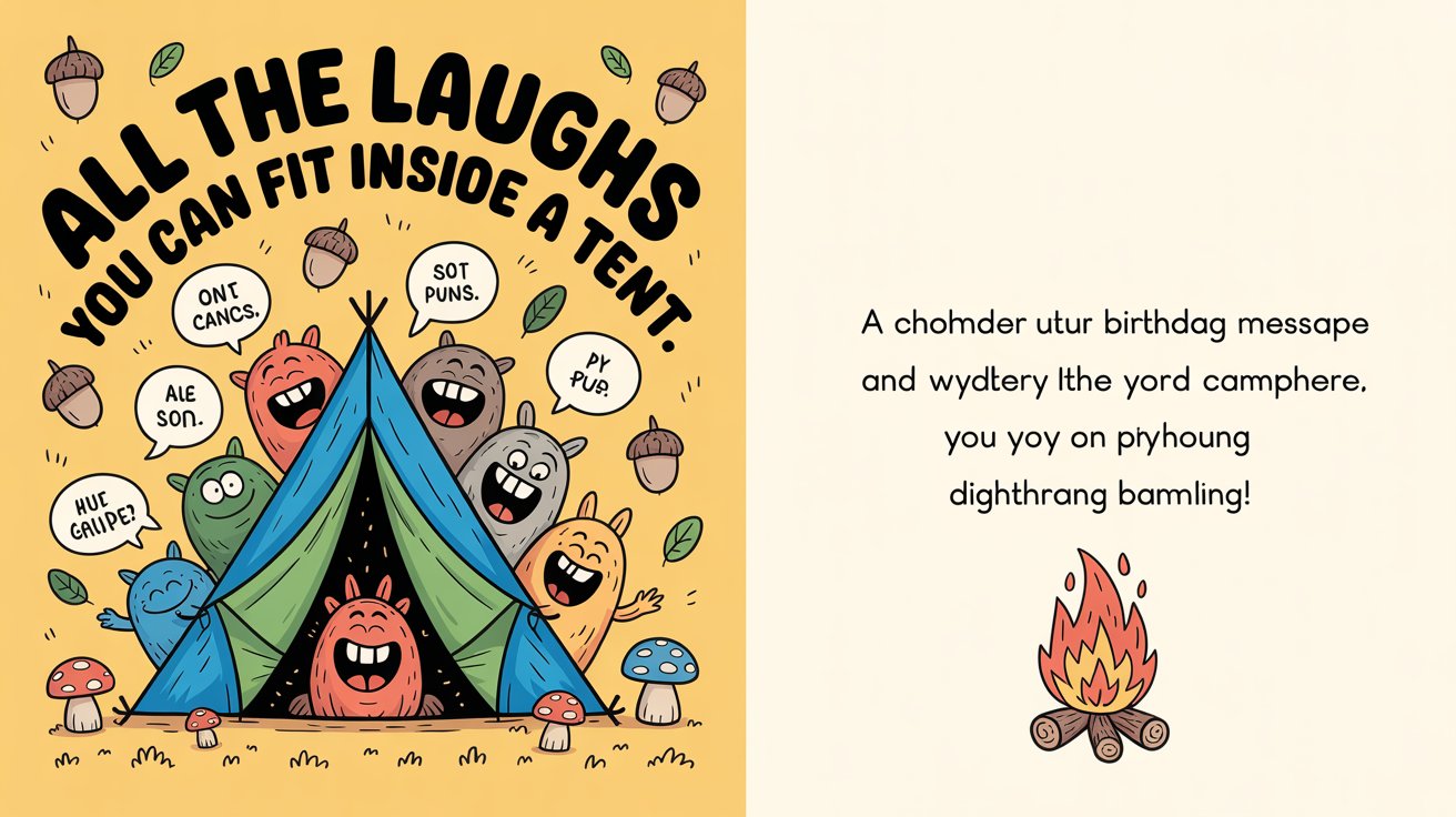 5. Funny Tent Jokes and Puns ⛺🤣