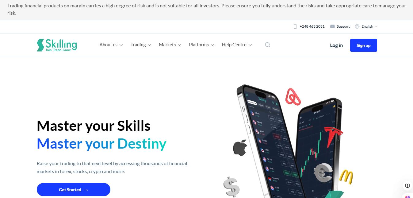  Skilling homepage