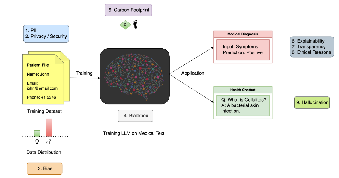 training llm on medical text