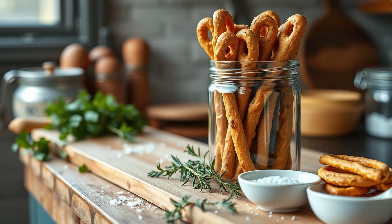 Pretzel sticks storage