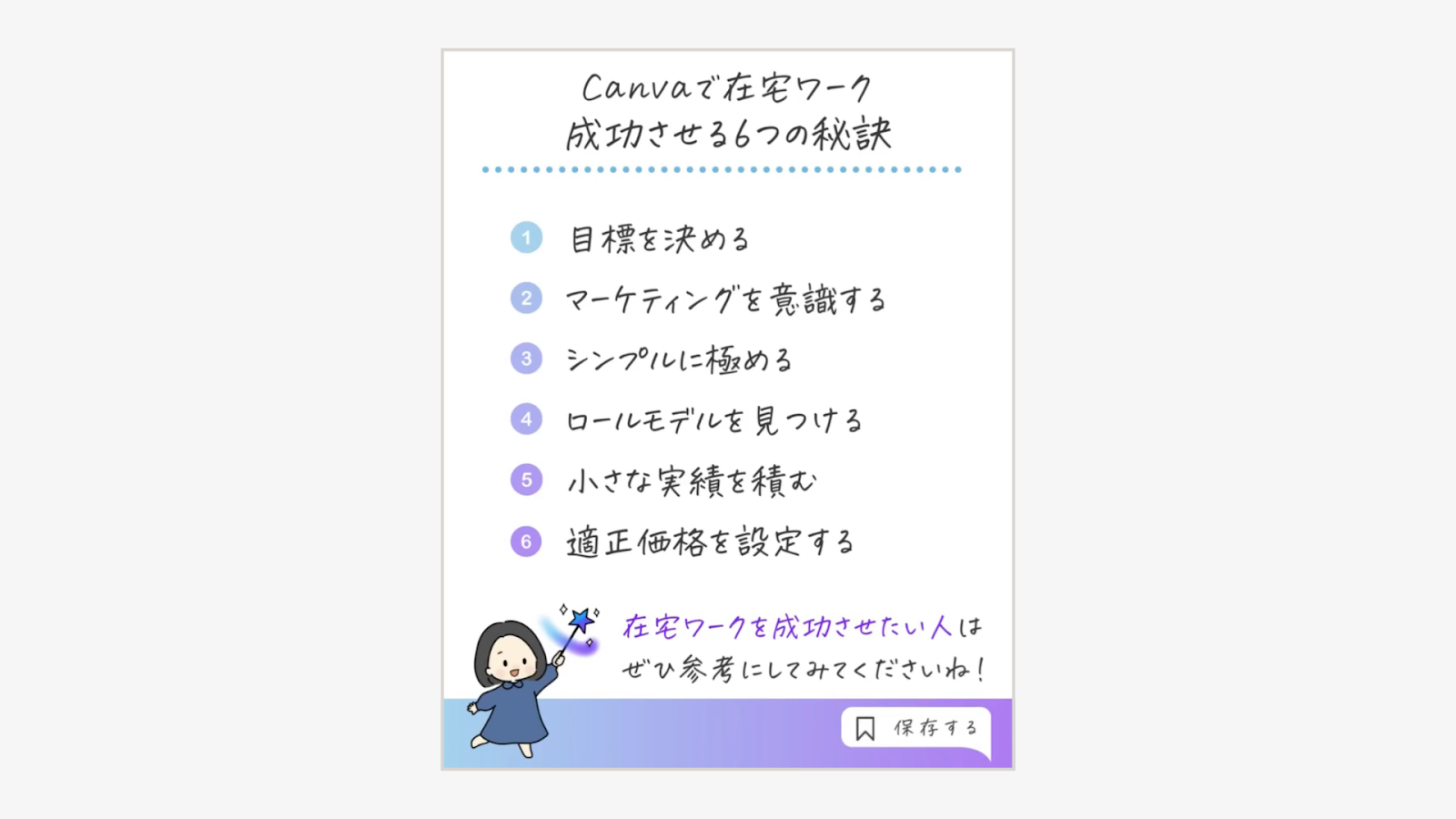 10枚投稿の構成の基本（まとめ）