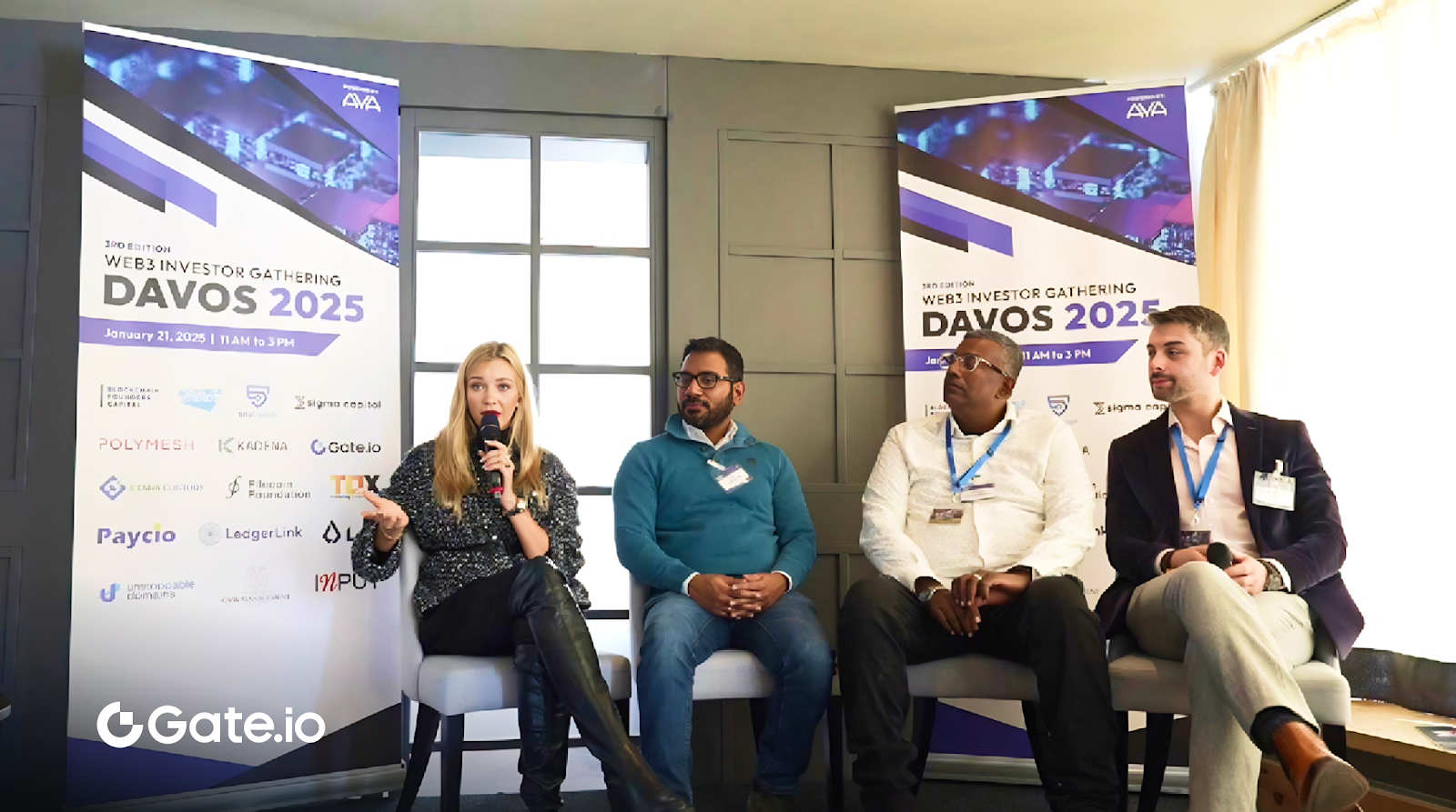 Gate.io’s Presence at Davos 2025 – Laura Okay. Inamedinova Leads Key Web3 and Crypto Funding Discussions