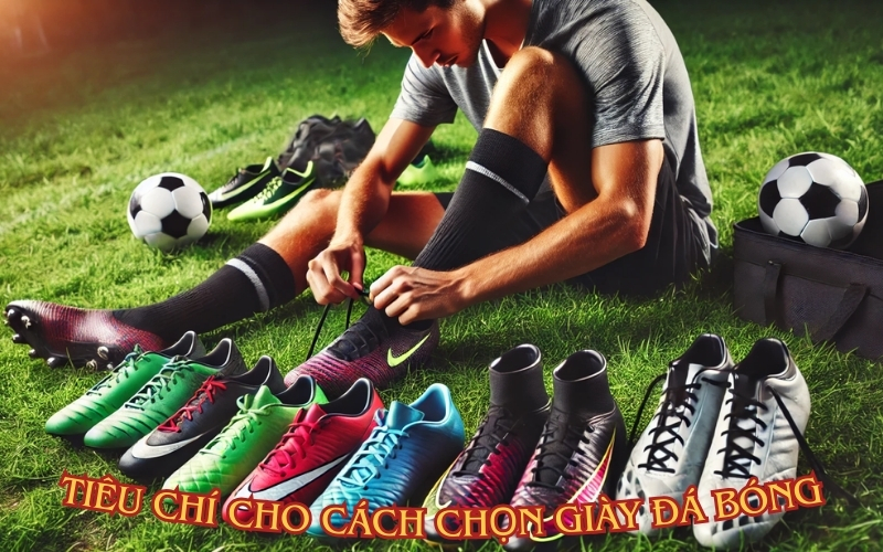 Tiêu chí cho cách chọn giày đá bóng
