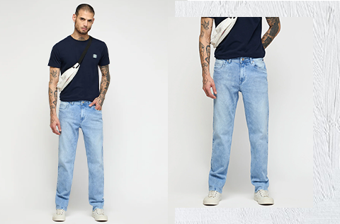 Relaxed Fit Light Jeans