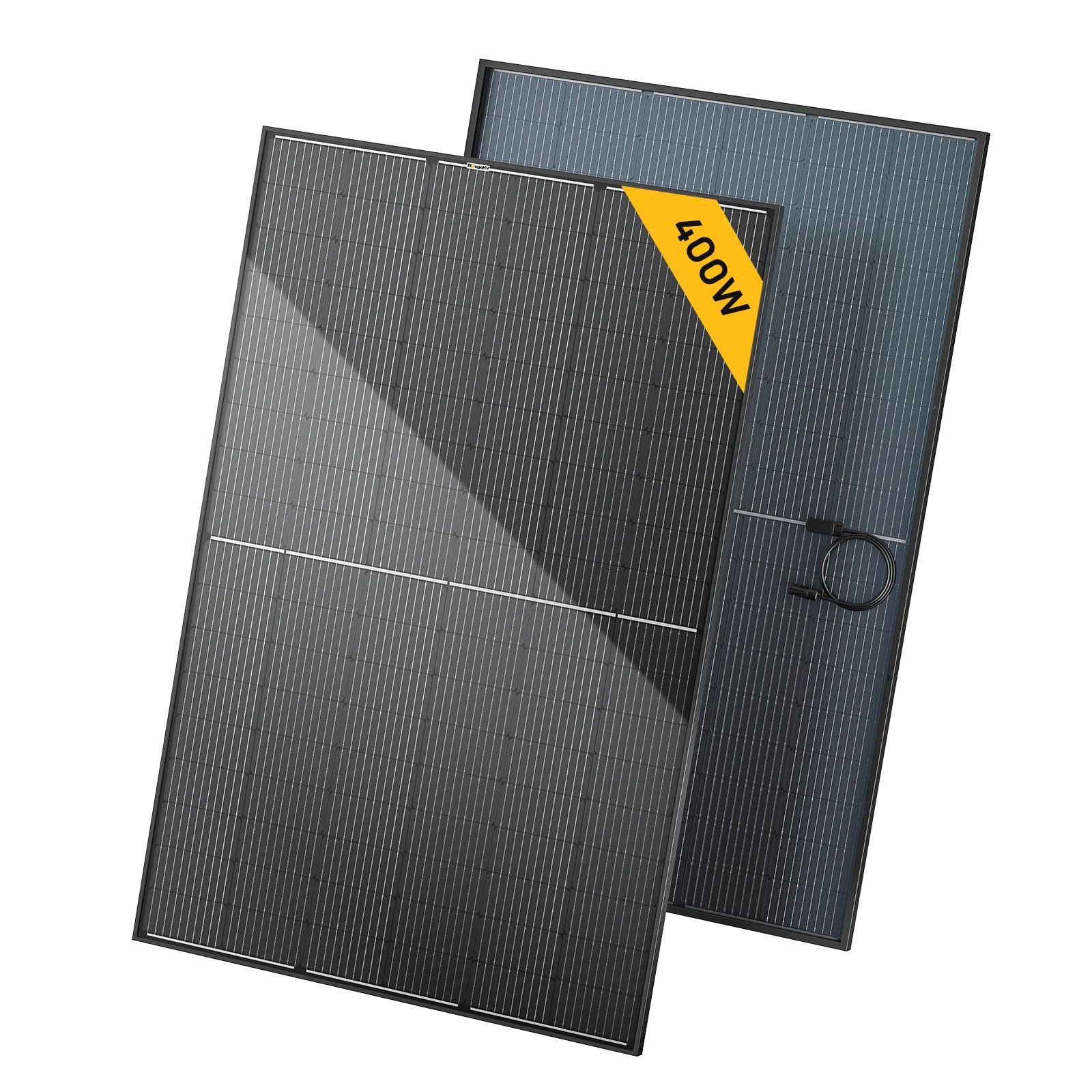 Top Rigid 400W Solar Panel: BougeRV 400W 10BB Mono Bifacial Panel