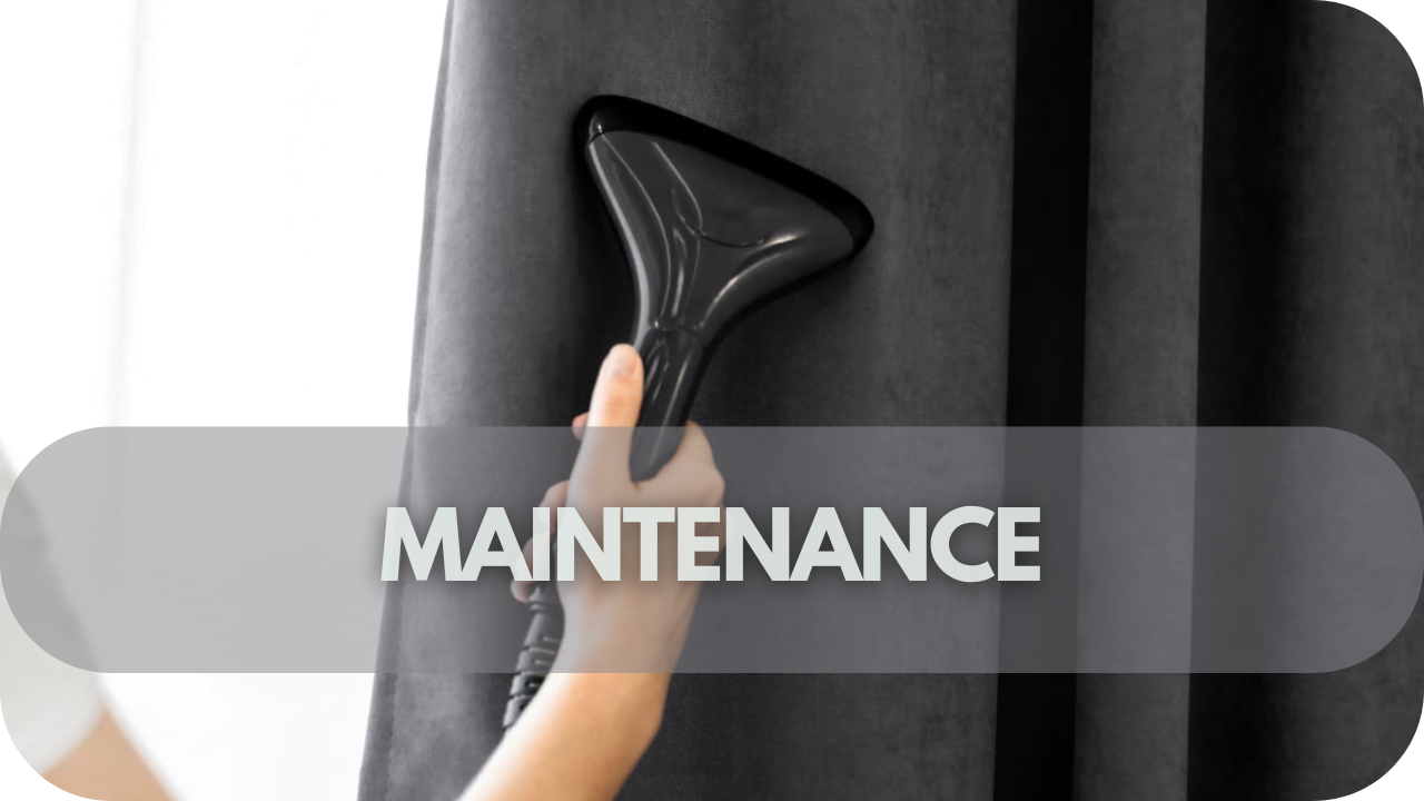 Blackout curtains maintenance