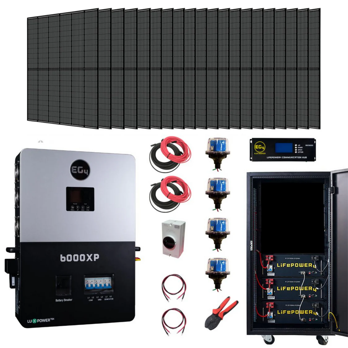 components of a solar system - montain and racking systems