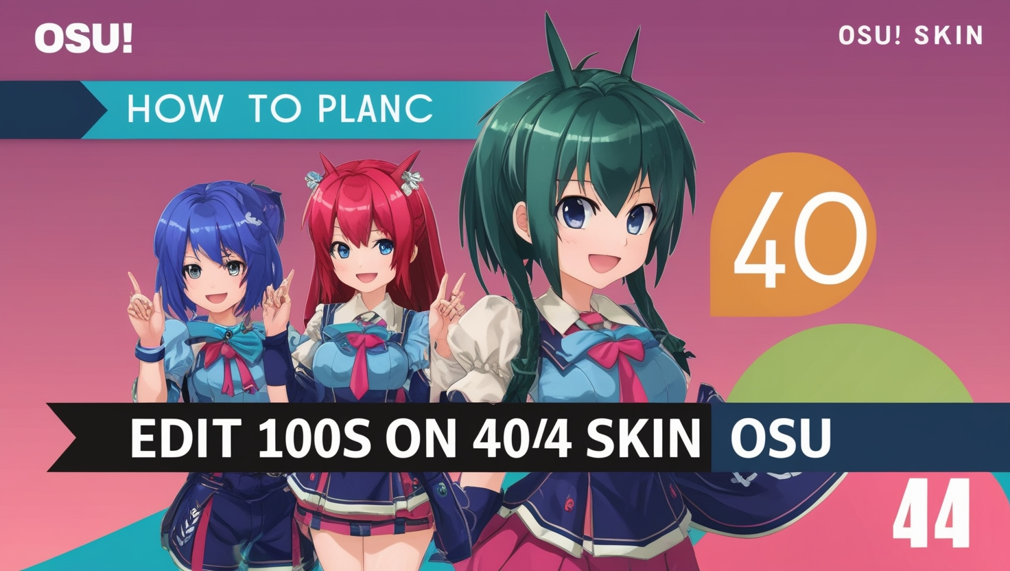 How to Edit 100s on 404 Skin Osu