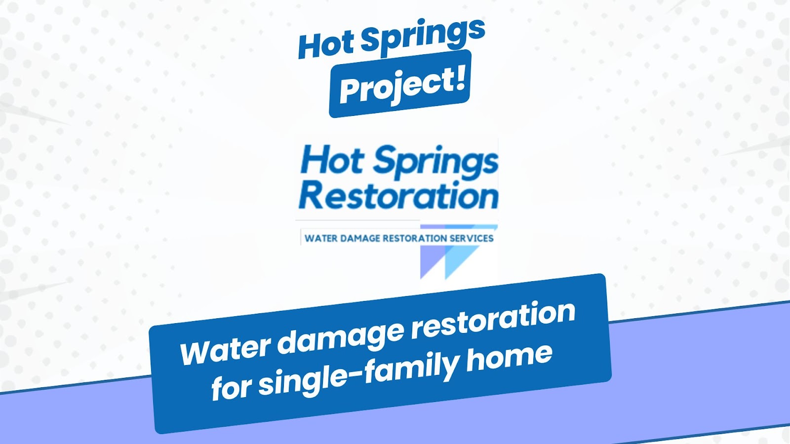 Hot Springs Restoration Tackles Extensive Water Damage in Oak Grove Single-Family Home