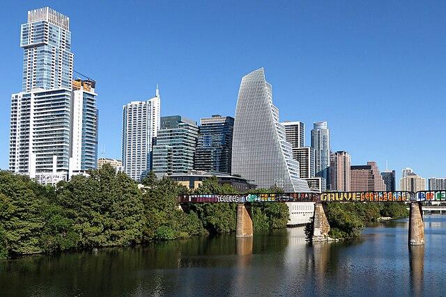 skyline view of the city of Austin, Texas