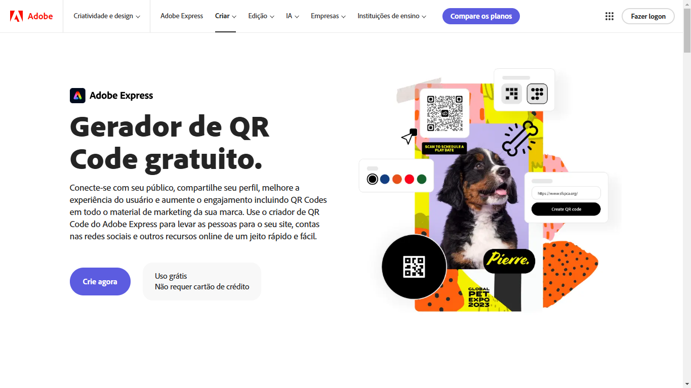 como criar um qr code