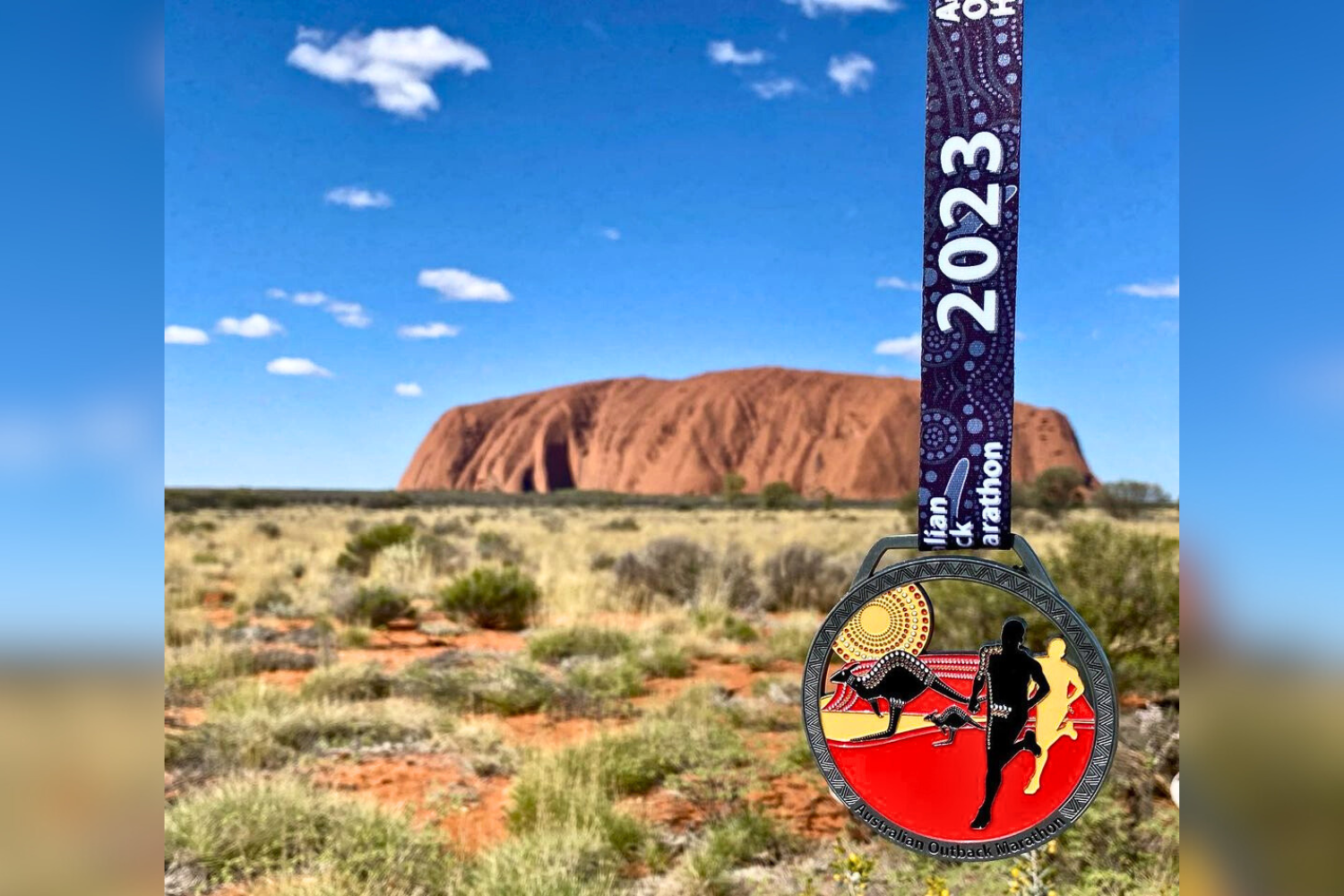 2023 Australian Outback Marathon medal