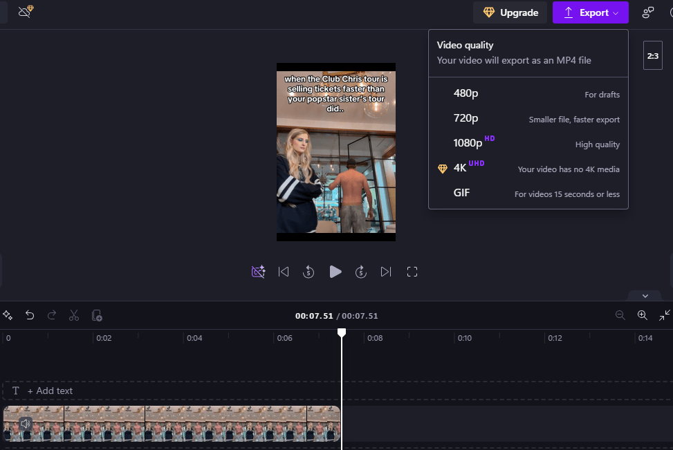 Export Cropped Video from Photos App