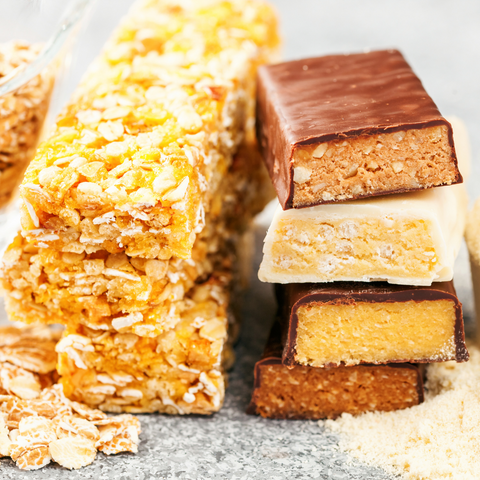 protein bars as the healthier choice office pantry snacks